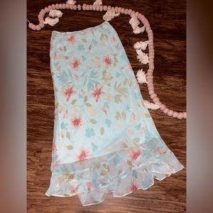 Floral MIDI Skirt